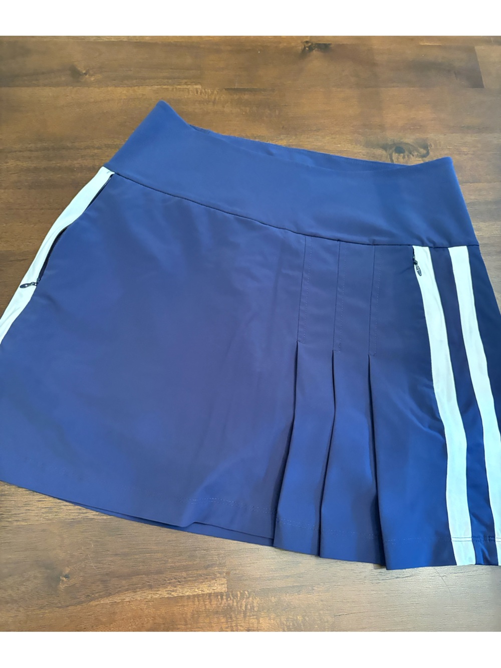 Sz Sm KINONA Party Pleat Golf Tennis Pickle Ball Skirt Skort Navy Like New